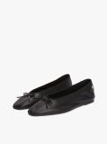 Black TH Monogram Leather Ballerinas  Women