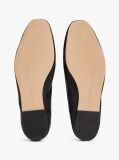 Black TH Monogram Leather Ballerinas  Women
