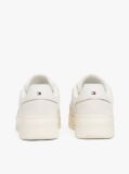 Beige Mixed Texture Basketball Trainers  Women