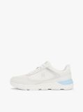 Multi Leather Mixed Texture Trainers  Women