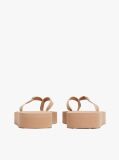Pink Elevated Chic Beach Flip-Flops  Women