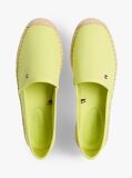 Yellow Flag Embroidery Canvas Espadrilles  Women