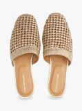 Gold Metallic Crochet Mules  Women