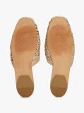 Gold Metallic Crochet Mules  Women