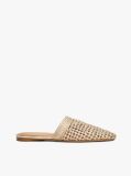 Gold Metallic Crochet Mules  Women