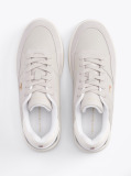 Γκρι Sneakers Με Μεταλιζέ Πάνελ  Γυναίκες