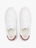 Άσπρο Sneakers Με Μίξη Υφών  Γυναίκες