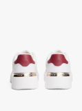Άσπρο Sneakers Με Μίξη Υφών  Γυναίκες