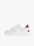 Άσπρο Sneakers Με Μίξη Υφών  Γυναίκες