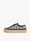 Multi Stripe Rope Midsole Trainers  Women