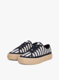 Multi Stripe Rope Midsole Trainers  Women