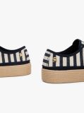 Multi Stripe Rope Midsole Trainers  Women