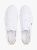 Άσπρο Sneakers Από Canvas Με Μεταλλική Λεπτομέρεια  Γυναίκες