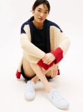 Άσπρο Sneakers Από Canvas Με Μεταλλική Λεπτομέρεια  Γυναίκες