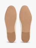 Beige Leather Mary Jane Ballerinas  Women