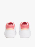 White Leather Colour Pop Court Trainers  Women