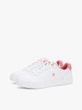 White Leather Colour Pop Court Trainers  Women