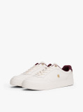White Leather Colour Pop Court Trainers  Women
