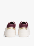 White Leather Colour Pop Court Trainers  Women