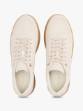 Μπεζ Σουέτ Sneakers Με Ανάγλυφες Λεπτομέρειες  Γυναίκες