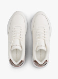 Άσπρο Δερμάτινα Sneakers Με Χρυσές Λεπτομέρειες  Γυναίκες
