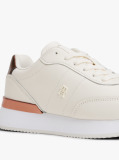 Άσπρο Δερμάτινα Sneakers Με Χρυσές Λεπτομέρειες  Γυναίκες