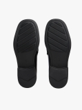 Black Lightweight Leather Tassel Loafers  Women