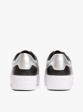 Multi Δερμάτινα Sneakers Σε Στιλ Πλατφόρμας Με Μεταλιζέ Λεπτομέρεια  Γυναίκες