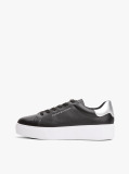 Multi Δερμάτινα Sneakers Σε Στιλ Πλατφόρμας Με Μεταλιζέ Λεπτομέρεια  Γυναίκες