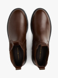 Brown Leather Chelsea Boots  Women