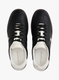 Black Heritage Shiny Leather Trainers  Women