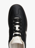 Black Heritage Shiny Leather Trainers  Women