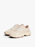 Beige Leather TH Monogram Cleat Trainers  Women