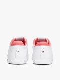 Άσπρο Δερμάτινα Sneakers Με Colour-Pop Λεπτομέρειες  Γυναίκες