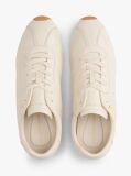 Beige TH Monogram Low Profile Leather Trainers  Women