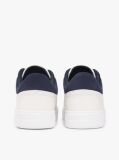 Multi Leather Embossed Logo Cupsole Trainers  Women