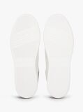 Multi Leather Embossed Logo Cupsole Trainers  Women