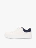Multi Leather Embossed Logo Cupsole Trainers  Women