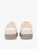Multi Leather Mixed Texture Cupsole Trainers  Women