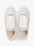 Multi Leather Mixed Texture Cupsole Trainers  Women