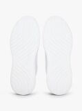 White Snow Leopard Heel Leather Platform Trainers  Women