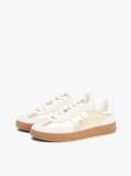 Multi TH Monogram Metallic Leather Trainers  Women