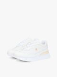 White Leather TH Monogram Sneakers  Women