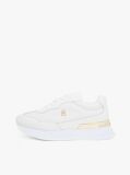 White Leather TH Monogram Sneakers  Women