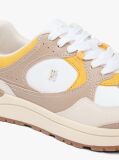 Multi TH Monogram Leather Mixed Texture Trainers  Women