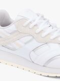 Άσπρο TH Monogram Δερμάτινα Sneakers Με Μίξη Υφών  Γυναίκες