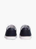 Blue Low Profile Canvas Lace-Up Trainers  Women