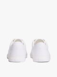 Άσπρο Δετά Sneakers Από Καμβά  Γυναίκες