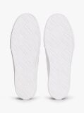 White Low Profile Canvas Slip-On Trainers  Women