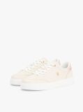 Μπεζ Δερμάτινα Sneakers Με Μονόγραμμα TH  Γυναίκες